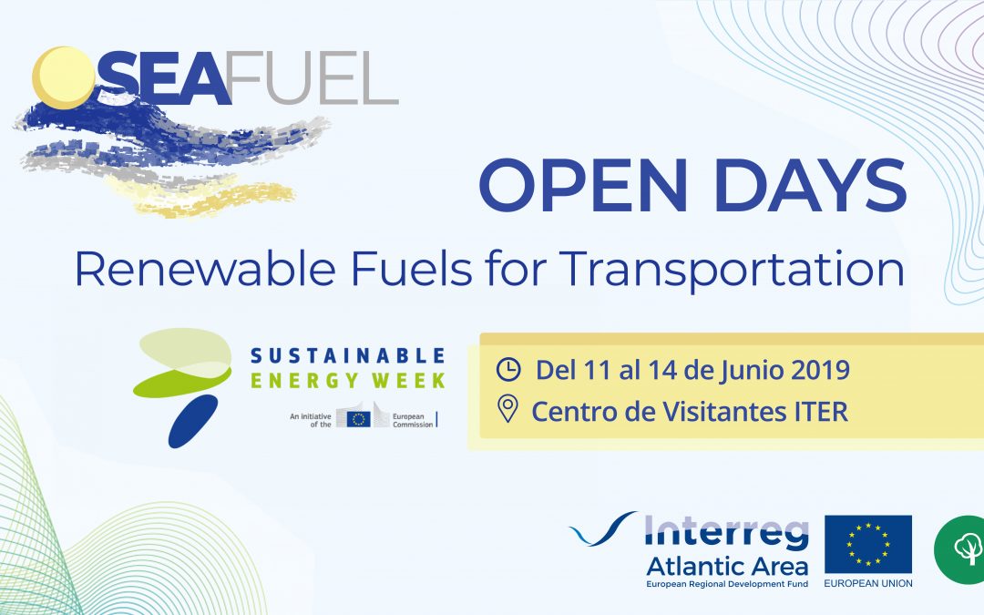O projeto SEAFUEL promove o seu 1º evento “Combustíveis Renováveis nos Transportes”, de 11 a 14 de junho, no âmbito do EUSEW Energy Days