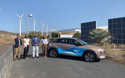 SEAFUEL trae a Tenerife el primer vehículo de pila de combustible, y pronto también la primera hidrogenera de Canarias