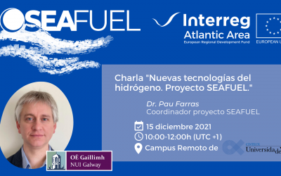 Talk “New hydrogen technologies. SEAFUEL Project” at the CINTECX Remote Campus.