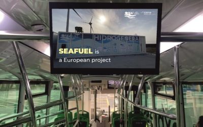 Tenerife’s public transport passengers learn about SEAFUEL
